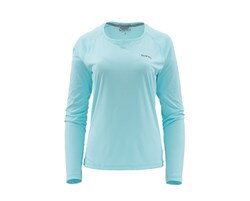 Simms Solarflex Long Sleeve Crewneck Women's in Sea Breeze